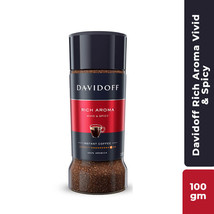 DAVIDOFF Rich Aroma Vivid &amp; Spicy 100gr Instant Coffee in Glass Container - £7.77 GBP