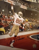 Jerry Rice San Francisco 49ERS Autographed Signed 8 X 10 Photo Coa - £73.80 GBP