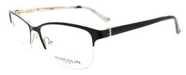 Marcolin MA5001 005 Women&#39;s Eyeglasses Frames Half Rim 54-16-140 Black - £39.48 GBP