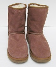 UKALA by EMU Suede Boots Booties Australia Sydney Low Kids Boys or Girls Brown 4 - £26.93 GBP