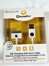 Qmadix Carga USB Datos Sincronización Cable para Apple Ipod , IPAD Y IPH... - £7.12 GBP