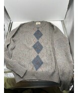 Vintage Lord Jeff Sweater 100% Shetland Wool Scotland Size Large L Pullover - $1,130.75 MXN