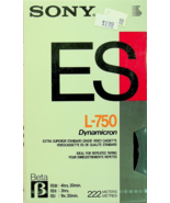 SONY L-750ESB DYNAMICRON VIDEO CASSETTE TAPE BLANK - NEW - SEALED - $3.79