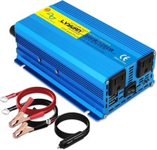 500W Pure Sine Wave Inverter 12V To 110V Ac Power Inverter Converter With 3.1A - £37.86 GBP