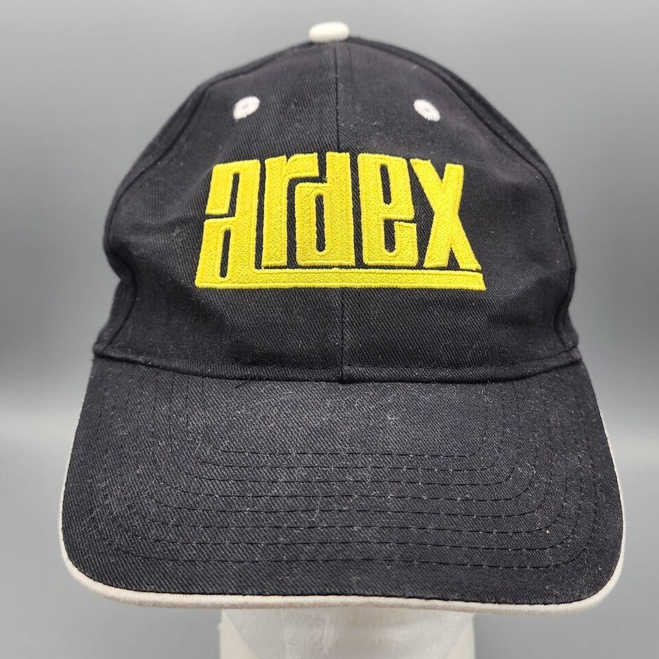 Ardex Henry Embroidered Logo Black Yellow Cap Hat Strapback Hook Loop Ad... - $11.64