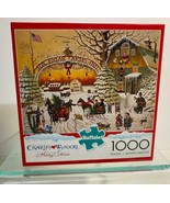 Charles Wysocki Holiday Collection ~ A Christmas Greeting ~ 1000 PC Puzzle - £8.62 GBP