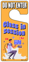 Class In Session Yellow Novelty Metal Door Hanger - £14.84 GBP