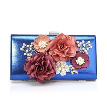 Women&#39;s  Bags Flower Party Handbag Retro Designer Elegant  Clutch Bag Wedding Fe - £72.21 GBP