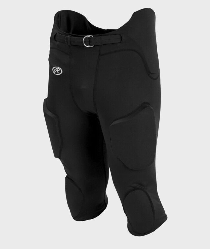 Rawlings FPL-B-88 Small Adult Black Integrated All N 1 football pant-NEW-SHIP24H - $87.88