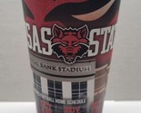 Arkansas State University ASU Red Wolves 32 oz Stadium Drink Cup 2018 Sc... - $14.84