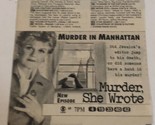 Murder She Wrote Tv Guide Print Ad Angela Lansbury TPA18 - $5.93