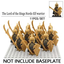 11Pcs/set Elves spearman The Noldor Army The Lord Of the Rings Minifigures - £19.10 GBP