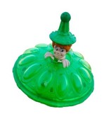 Vintage 1997 Burger King Kids Club Planet Patrol Space Toy Green Spinner - $6.51 CAD