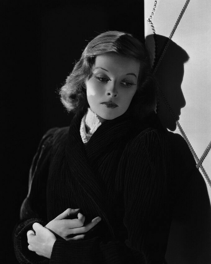 Katharine Hepburn beautiful art deco style 1930&#39;s portrait 24X36 Poster - $29.00