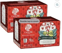 Cafe Ole Candy cane Flavored Coffee Pods. 2 Boxes With 12 Pods Each.  - $69.27 Cafe Ole Candy cane Flavored Coffee Pods. 2 Boxes With 12 Pods Each.  - $69.27