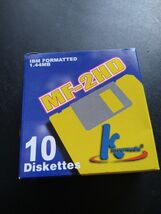 NEW Sealed NOS IBM formatted MF-2HD 1.44 MB diskettes KHypermedia 10 Dis... - $11.88