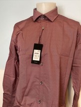 Matinique Trostol B5 Red Diamond Button Down Dress Shirt, Men&#39;s Size XL,... - £30.25 GBP