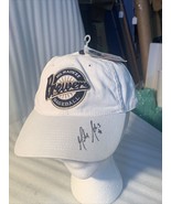 NOS Milwaukee Brewers Baseball Cap autographed by Mike Adams #46 2004-2006 - $550.85 MXN