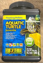 Exo Terra Aquatic Turtle Juvenile Floating Pellets 9.3oz / 265g - £11.01 GBP
