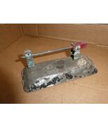 Vintage Prewar European O Scale Tin Litho Crossing Gate Accessory TLC - $22.77