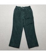 Polo Ralph Lauren Pants Youth Girls 12 Green Corduroy Straight Pockets 2... - $27.57 CAD