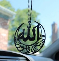 A Momedian Allah Car Hanging for Dashboard Rear View Mirror Decoration Accessori - £17.57 GBP