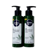 2 Pack Nivea Men Sensitive Calm Liquid Shaving Cream Hemp Seed Vitamin E... - $493.98 MXN
