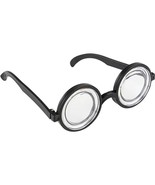 Funny Nerd Thick Lense GEEK GLASSES Professor Bookworm Cosplay Costume A... - $2.94