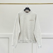 New Mens Essentials Pullover Sweatshirt Floc letter Oversized Fashion Cotton Hoo - £138.05 GBP