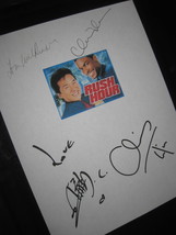 Rush Hour Signed Film Movie Screenplay Script X4 Autograph Jackie Chan Chris Tuc - £15.17 GBP