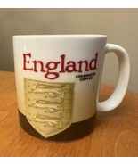 STARBUCKS ENGLAND 2009 Global Icon Mug Royal Arms 3 Gold Lions Demitasse... - $36.59