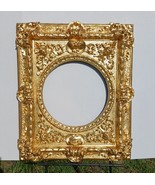 Antique Carved and Gilded "Raphael" Picture Frame 15 1/2" Diameter Opening - £2,534.68 GBP