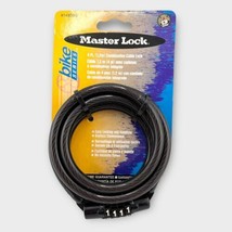 NEW Master Lock  4 ft. 4-Dial Combination  Steel  Locking Cable, 8143DSG - $8.79