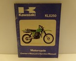 Kawasaki KLX250 Motorcycle Owner&#39;s Manual &amp; Service Manual 1979 - £14.33 GBP