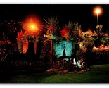 Rose Garden Illuminated Butchart Gardens Victoria BC UNP Chrome Postcard... - $3.91