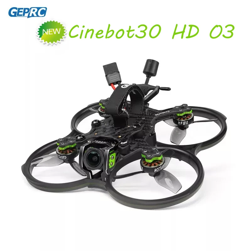 GEPRC Cinebot30 HD O3 FPV Drone System 6S O3 Air Unit 4K 60fps Video 155 - £695.55 GBP+