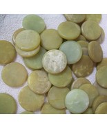 Natural Jade and Rose Granite round Jem Stones, Used, for arts and crafts - $20.00+