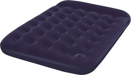 Bestway Easy Inflate Flocked Double Airbed, 75 x 54 x 8.5-Inch, New, Boxed - $24.15