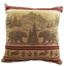 Mountain Lodge Bear Accent Pillow - $137.58 CAD
