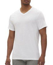 Gap Men Regular fit  3 Pack V Neck Shirt Large White Solid New in Box - $24.70