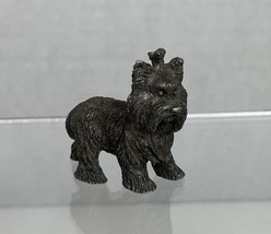 Miniature 1” Pewter Shih Tzu Dog Puppy Figure Mini - £8.82 GBP