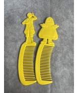 Vintage 1980 McDonald&#39;s Happy Meal Ronald McDonald Grimace Comb Yellow M... - $11.99