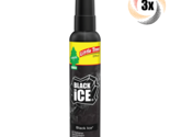 3x Bottles Little Trees Black Ice Scent Car Spray | Prevents Odor &amp; Smok... - $19.15