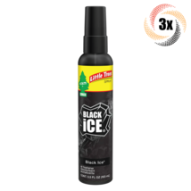 3x Bottles Little Trees Black Ice Scent Car Spray | 3.5oz | Prevent Odor &amp; Smell - £14.76 GBP