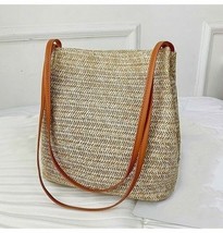 Woven handbag large rattan basket beach bag summer women messenger crossbody bags girls thumb200