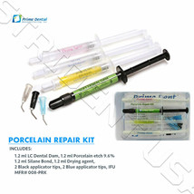 Prime Porcelain Repair Kit with Dental Dam, ETCH, Silane, Drying Agent and Tips  - £23.59 GBP