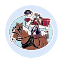Goofy Vintage Disney Pin: Main Street Horse Carriage - $29.90