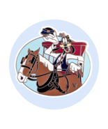Goofy Vintage Disney Pin: Main Street Horse Carriage - $549.85 MXN