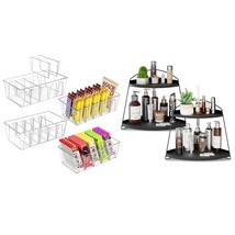 4 Pack Pantry Organization And Storage Bins For Kitchen Fridge Countertop Cabine - £72.28 GBP