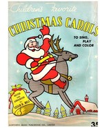 Children&#39;s Favorite Christmas Carols To Sing Play &amp; Color Leslie Bell To... - $2.86